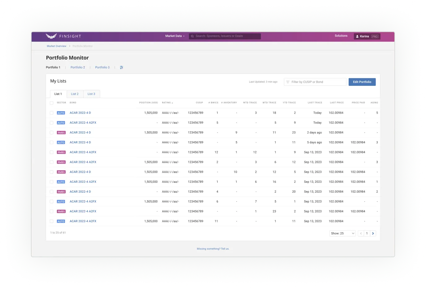 Portfolio Monitor